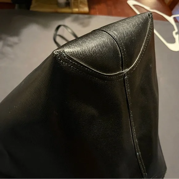 Coach City Signature Reversible Tote Bag - Turquoise/Blk Rose Print - Picture 5 of 16